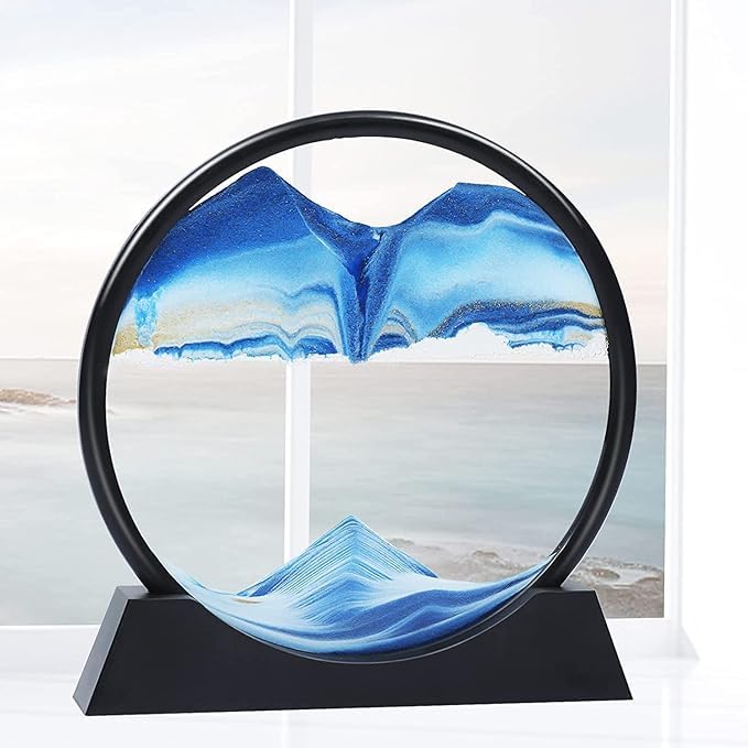 EchoLume Moving Sand Art Picture-3D Deep Sea Sandscape in Motion ...