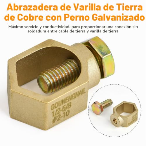 Abrazadera para varilla copperweld 3 Imagen adicional