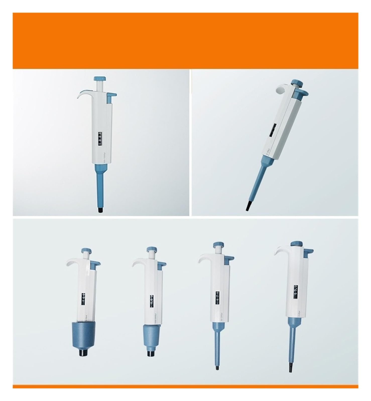 Pipetta manuale digitale for microvolumi Campionamento con punta regolabile a canale singolo Grande capacità 0,1UL-5000UL Per l'analisi della qualità dell'acqua(0.1-2.5ul)