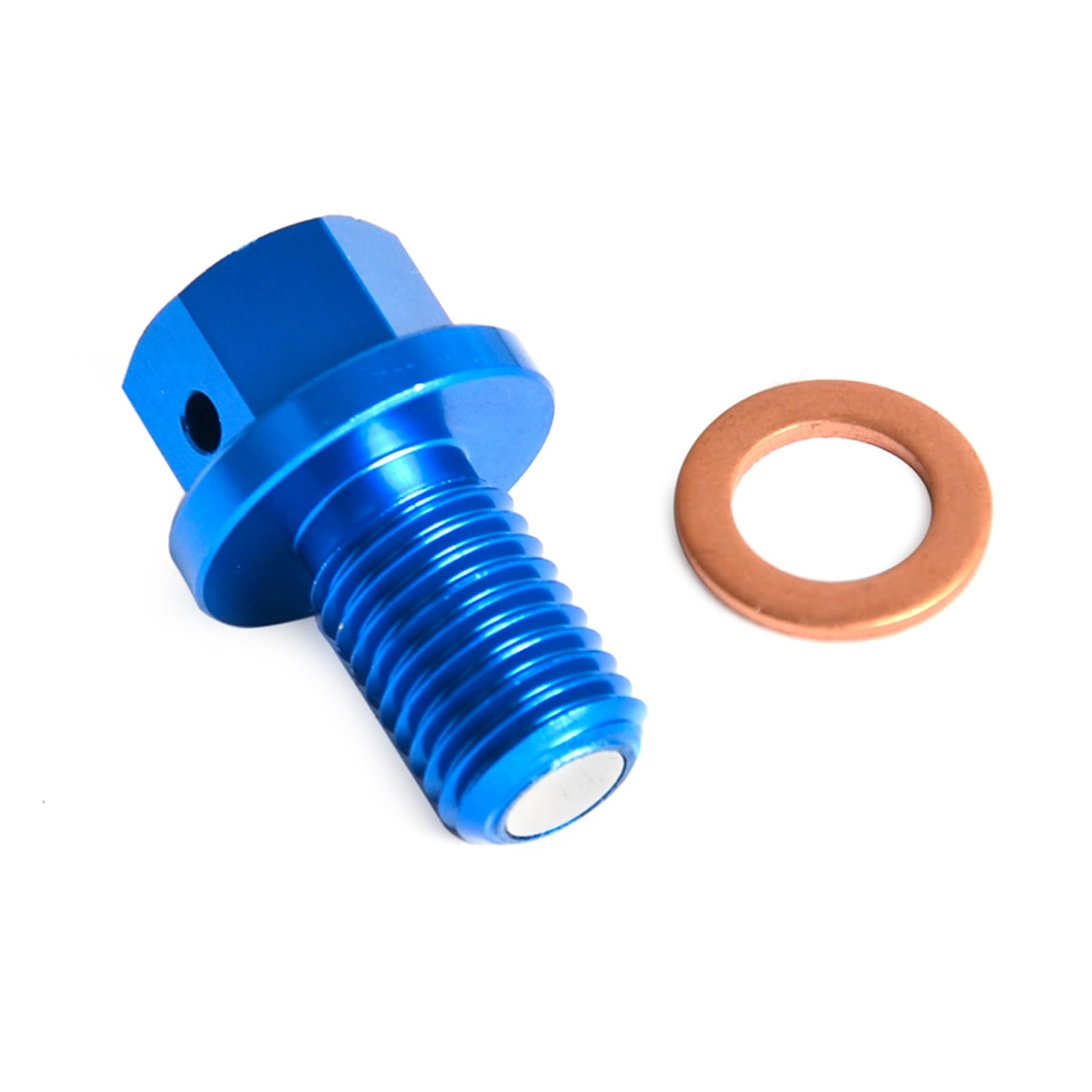 Magnetic Oil Drain Plug Bolt + Washer For Yamaha YZ125, YZ250F, YZ450F, YZ250FX & Suzuki DRZ400 3 thumbnail image