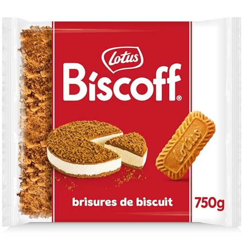 Lotus Biscoff | Biscoff Brisures de Biscuits | Concassé | Ingrédients d'Origine Naturelle | Vegan | Sans Arômes ou Colorants Artificiels | 750g
