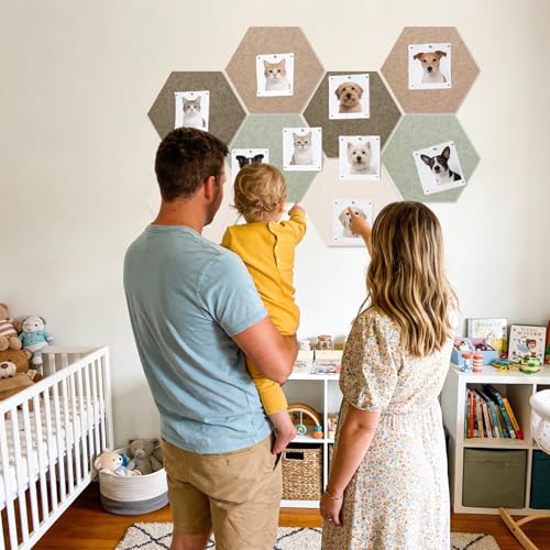 Tableau d'affichage mural acoustique de bureau et maison