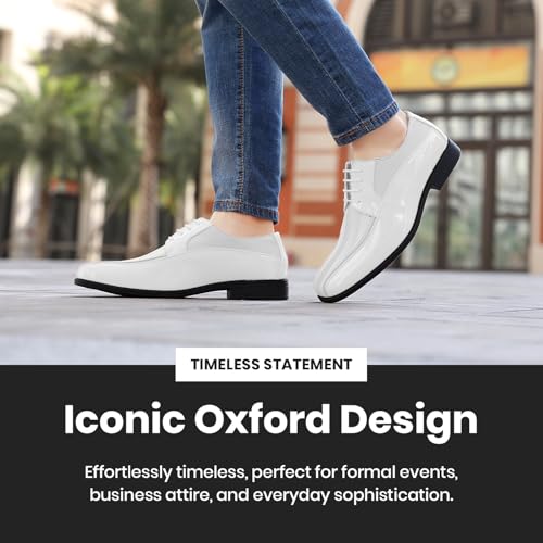 Image of Viotti 179, Casual Dress Oxford Shoes for Men, Satin Striped Lace-Ups, Men's Business Casual Leather & Satin Shoe, for All Formal Occasions