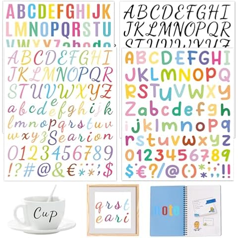 Autocollants Alphabet Yiyifor Cover