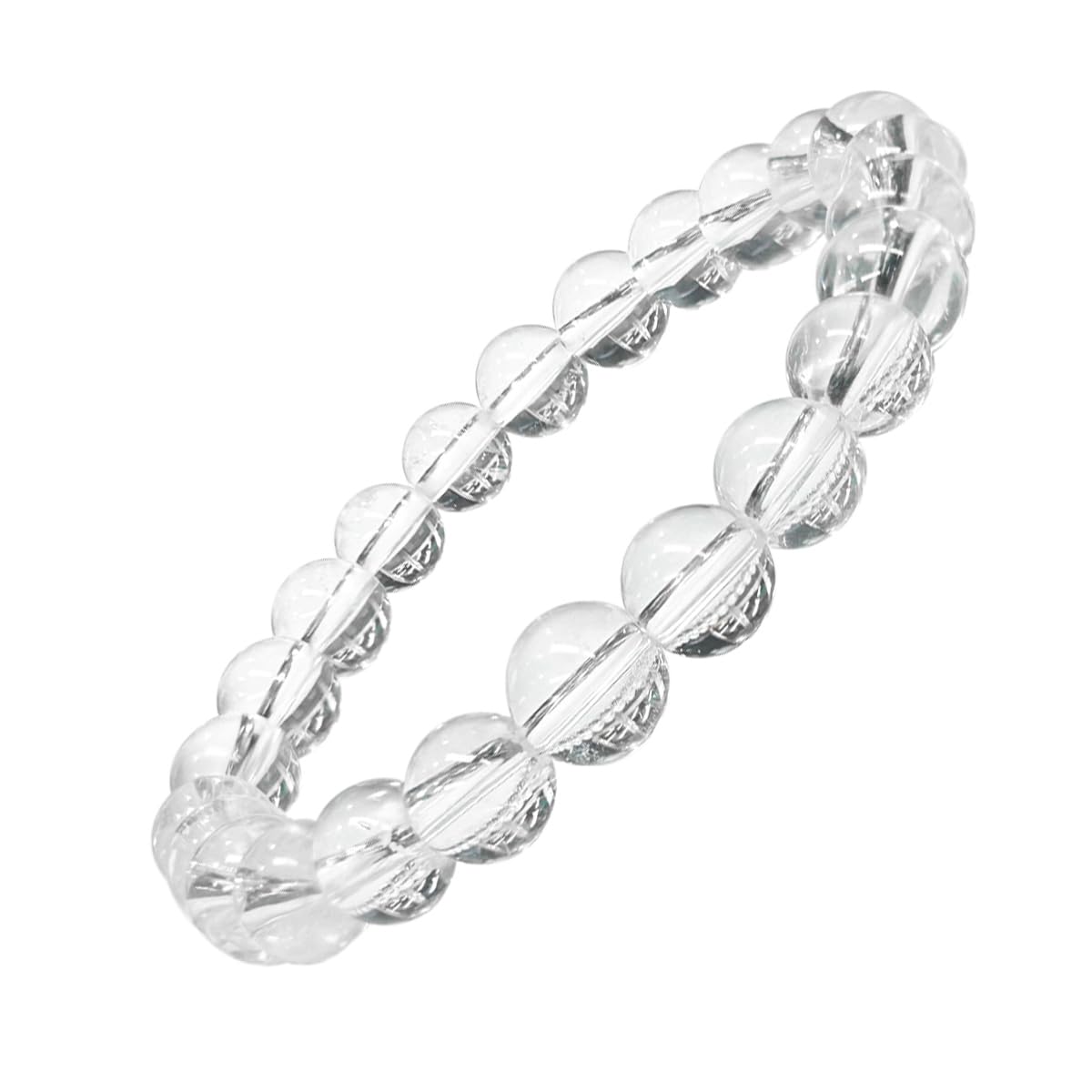 Crystal Bracelets for Men & Gift for Girlfriend (8mm) | Aesthetic Jewellery for women & Birthday Gifts | Natural Healing Crystals Protection, Spiritual Balance & Positivity | Bracelet for Women