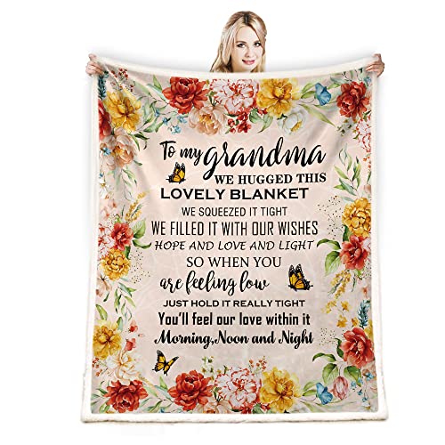 Juirnost Gigi Blanket - Cozy Comfy Grandma Gift for Birthday,