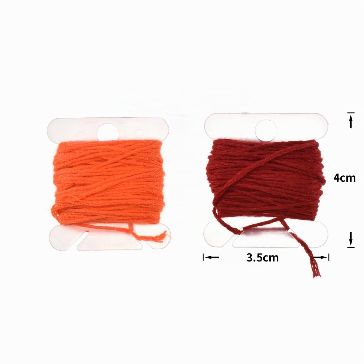 Kit di Accessori per Filo da Ricamo a Punto Croce in 100 Colori con Scatola portaoggetti per Organizer Set per Ricamo a Punto Croce