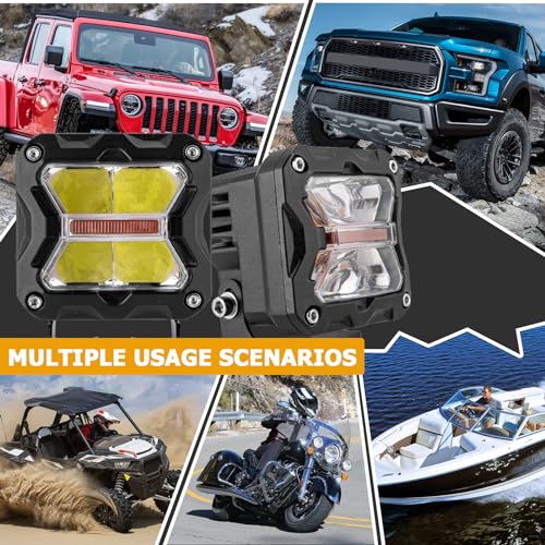 Kit de luces LED para autos WeiSen con soportes resistentes miniatura 6