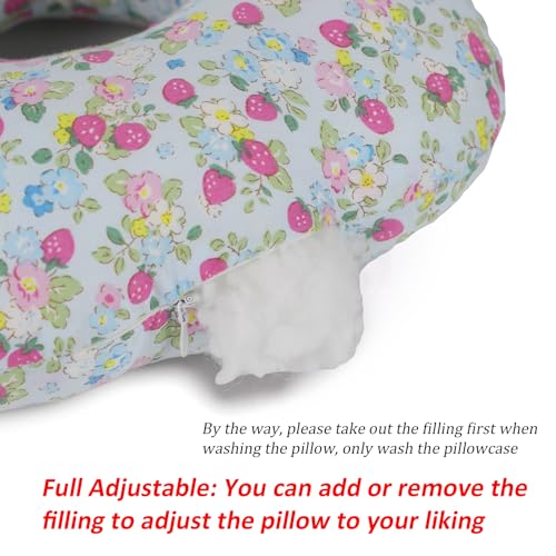 Image of Ear Piercing Pillow for Side Sleeper Pillow with Ear Hole for CNH and Earache Infection Ear Pressure Ulcers, Side Positioning Pillow in
