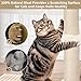 Tall Cat Scratching Post, Sisal, 33 Inches, Large Scratcher Tree Tower for Indoor Cats Adults with Hanging and Ball Track, 2 Mounting Methods Interactive Furniture Toys for All Ages