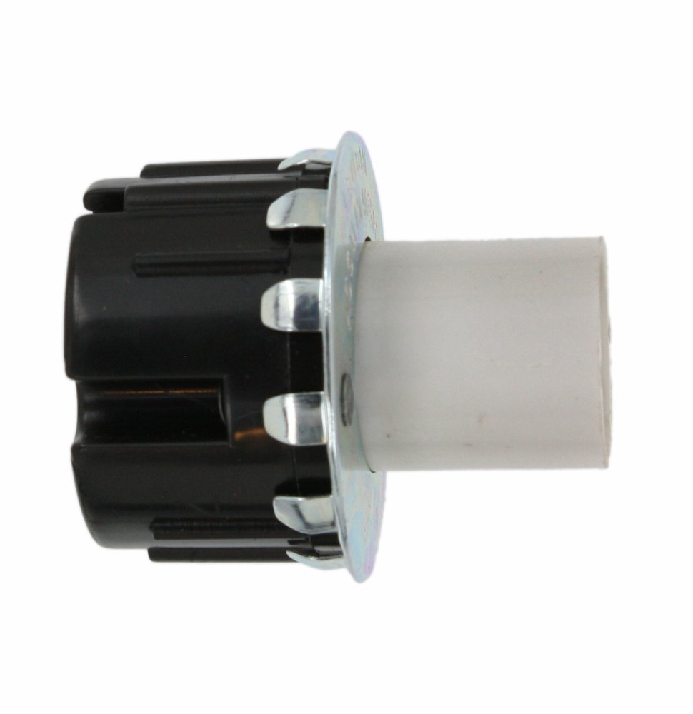 Leviton 1406-I 660 Watt, 125 Volt, Two Outlet with Pull Chain Socket Adapter, Ivory