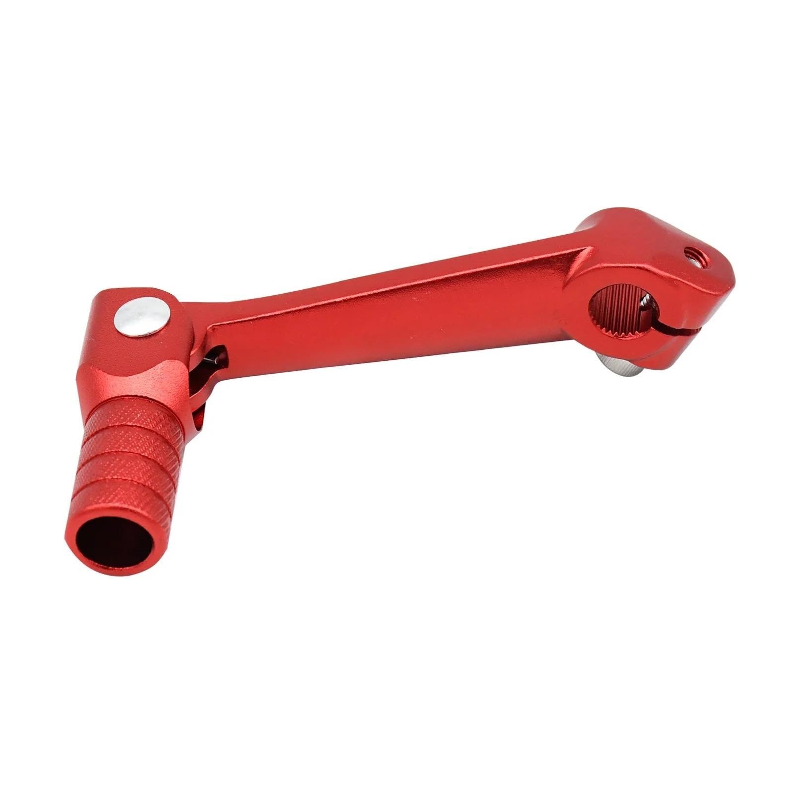 Liogiugimz Red For Atv Dirt Bike Zongshen Nc250 Bse Apollo Kayo T2 T4 110 250Cc Motorcycle Folding Gear Shift Lever Motorcycle Gear Shifter(Red)