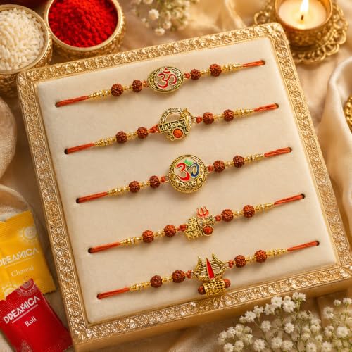 Image of Dreamica Rakhi For Brother, Designer Rakhi Set for Brother