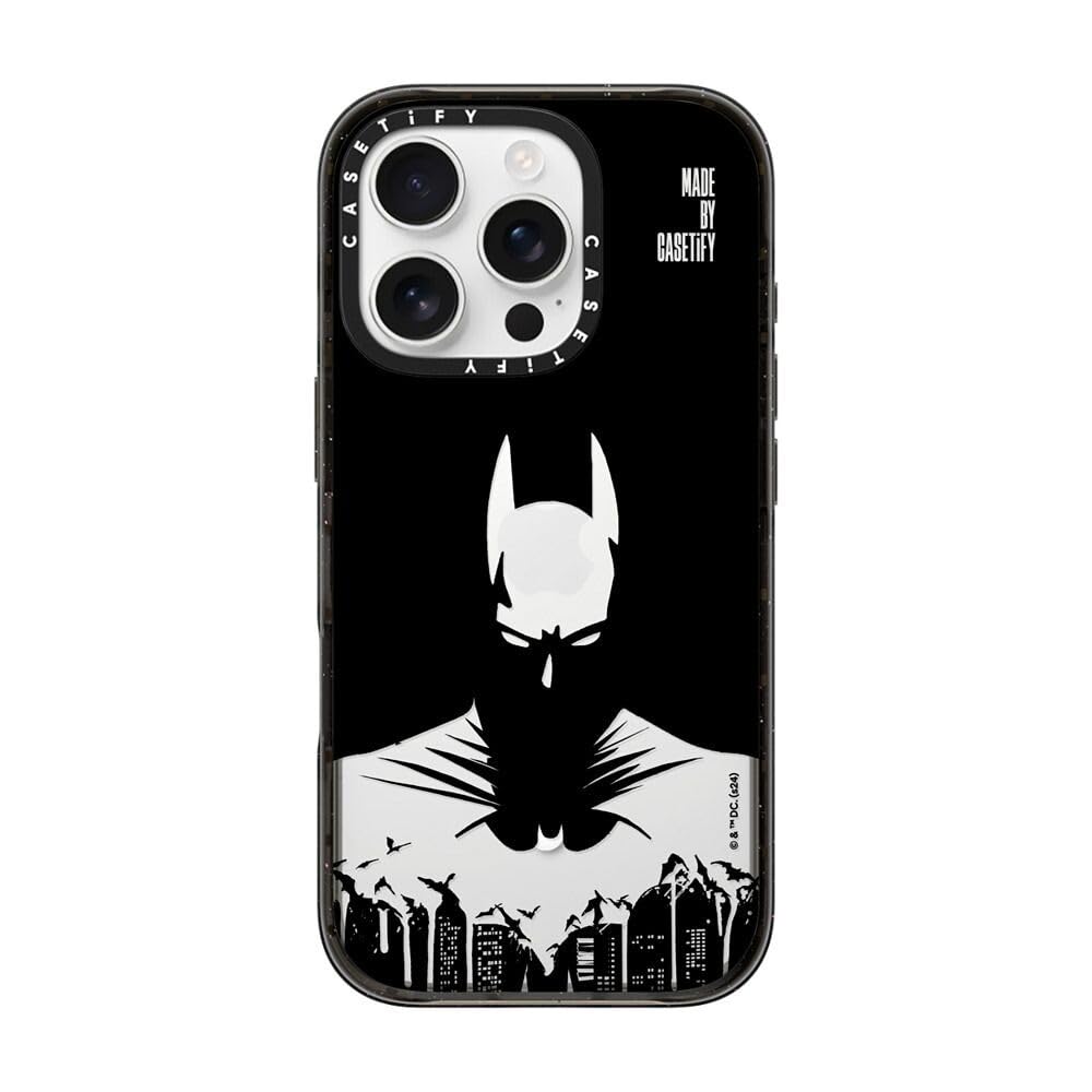 CASETiFY BATMANコラボMagSafe対応 Amazon.com: CASETiFY Impact iPhone 16 Pro Case [Batman Co-Lab / 4X