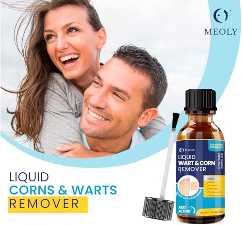 salicylic wart removal freeze away fast-acting wart removal maximum strength for men and women - plantar wart genital wart corns calluses 30 ml