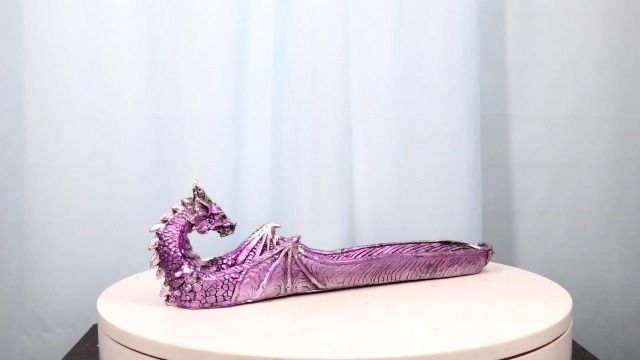 Amazon.com: Ebros Gift Magenta Sunset Dragon Guarding Pink Quartz