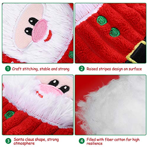 Juguete mordible y sonoro de peluche para perros POPETPOP rojo miniatura 4