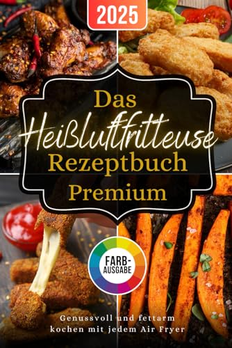 Das Heißluftfritteuse Rezeptbuch Premium: Genussvoll & fettarm kochen – für alle Air Fryer Modelle geeignet (German Edition) image 2