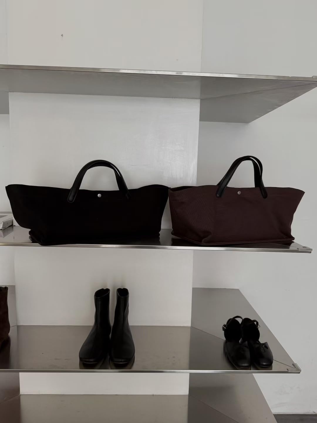 Women's Canvas Leather Totes Handbag Commuting Shoulder Crossbody Armpit Bag Leisure Versatile Casual Chic Stylish Clutch