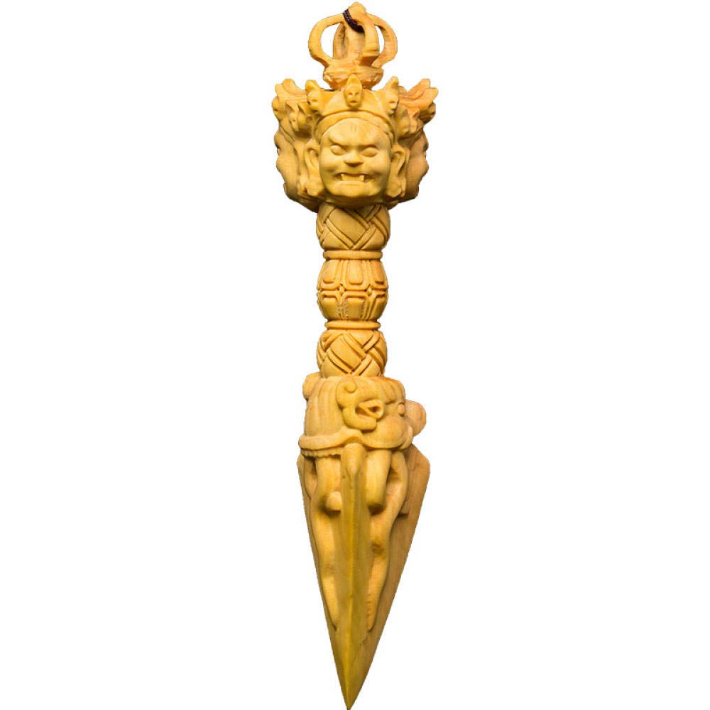 Statue de Bouddha en buis Jingang pour creer un coin de meditation et de detente au salon