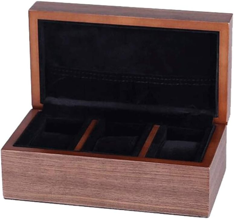 FKGJKT 時計ボックス-木製時計ボックス ディスプレイ収納ケース をご
