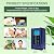 Alkaline Water Ionizer Machine, Home Filtration System Produces pH 3.5-10.5 Water, Up to -500mV ORP, 7 Water Settings, 8000L Per Filter, Auto-Cleaning, Intelligent Voice White