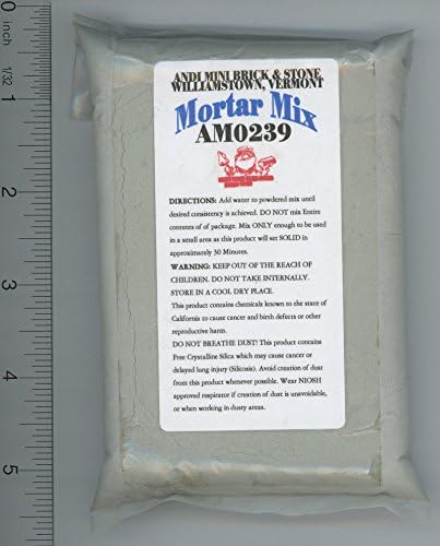 Grey Mortar or Grout for Miniature Work (Powder) 8oz