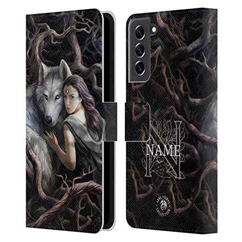Étui en cuir personnalisé Anne Stokes fini premium pour Samsung Galaxy S21 FE 5G