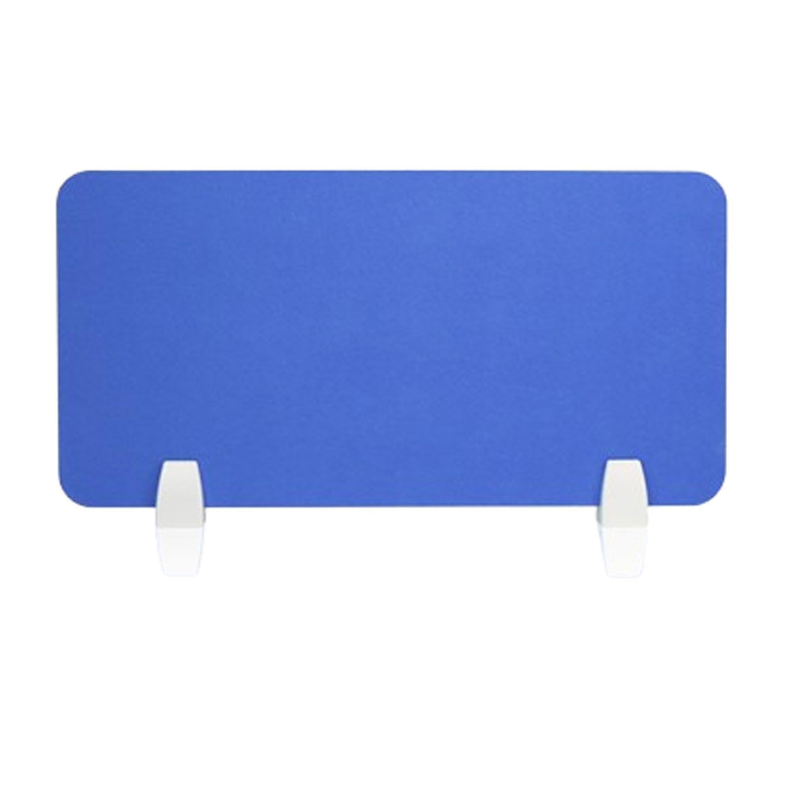 Royal Blue Desk Divider Noise Reduction & Visual Distraction Shield for School & Office 90x30cm with Flat Bottom ClipIdeal for Focused Work & Study Environment