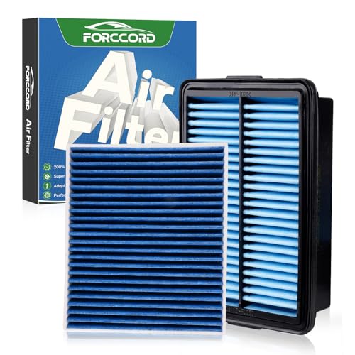 Image of Cabin Air Filter and Engine Air Filter Fit for Kona 2018-2023 1.6L 2.0L, Kia Soul 1.6L 2020-2025 2026 Replacement 97133-D1000 28113-F2000 Accessories