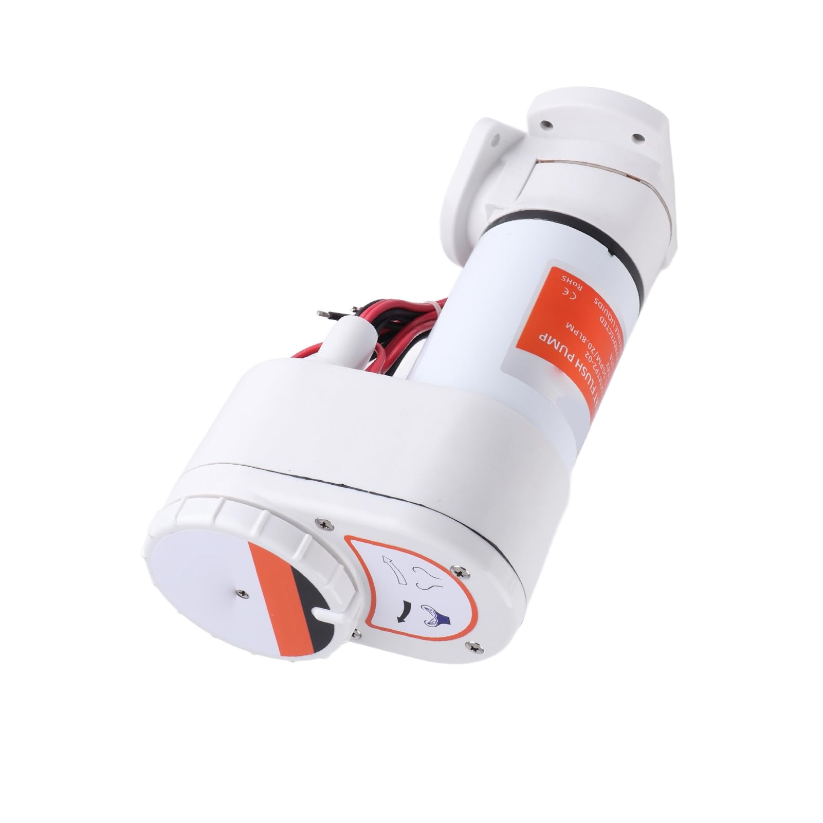 Bomba de Inodoro Eléctrica Manual A Marina Kit de Conversión de Inodoro de Prevención de Reflujo Autocebante para Yate Barco 12 V 20 A Velocidad Máxima 5 5 GPM/20 8 LPM Permite y Solo para