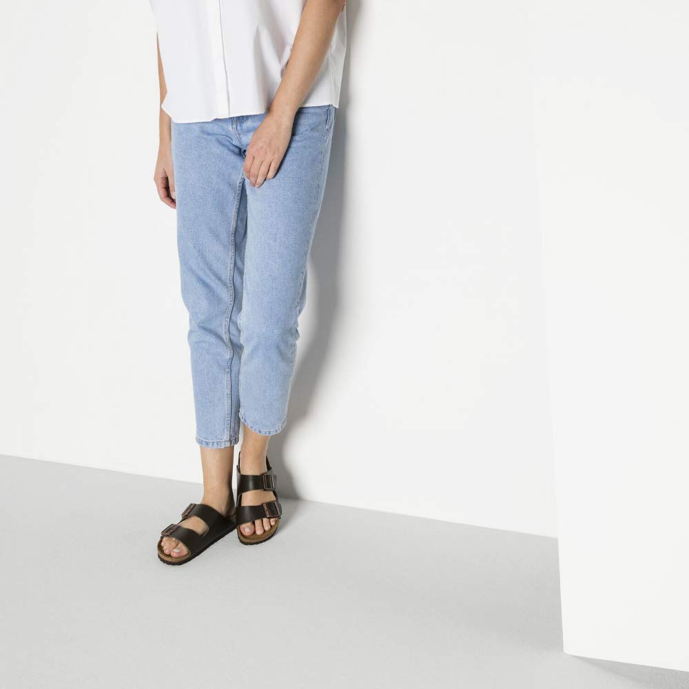Birkenstock Arizona Leather Zuecos Hombres Marrón Zuecos (Mules) Shoes
