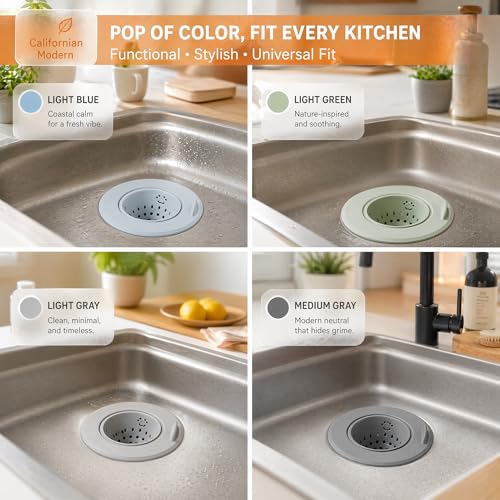 Colador para desagüe de cocina Li & Zhao 4 piezas miniatura 4
