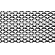Simoni Racing Alu Renngitter Schwarz - 110x50cm - Mittelfeinmaschig