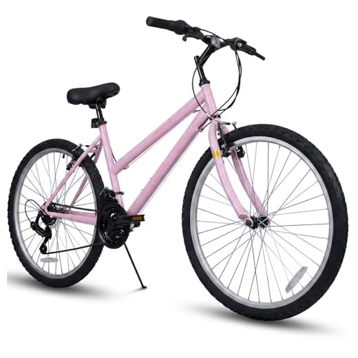 RideOrigin 26 Inch Women Mountain Bike Adult MTB Bicycle for Women, Pink