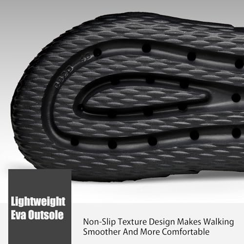 Men'S Leather Open Toe Platform Fashion Sandals Summer Comfortable Lightweight Dual Use Slip On Beach Sandals Casual Sport Hiking Soft Bottom Non-Slip Slides3