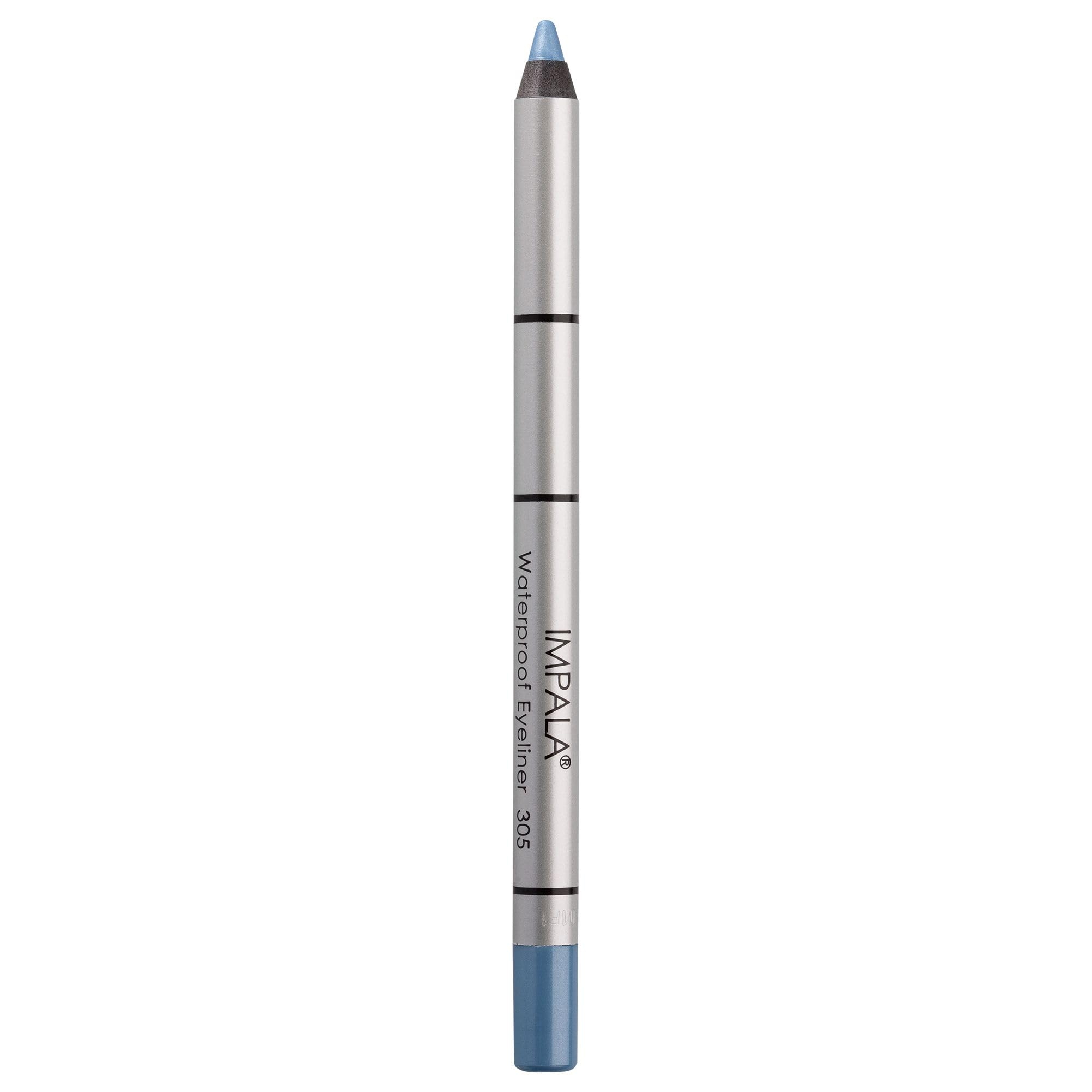 IMPALA | Lápiz de Ojos Waterproof Cremoso Color Azul Claro 305 | Contorno Definido o Efecto Ahumado | Textura Densa y Cremosa Fácil de Aplicar | Color Brillante, Duradero y Resistente al Agua