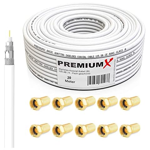 Câble coaxial Premium X 20m Cover