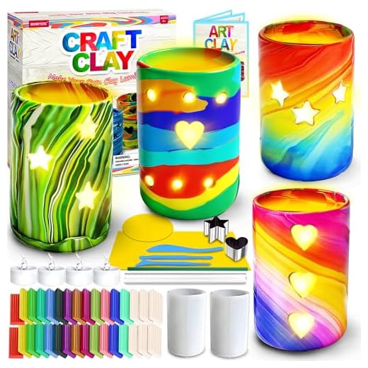 Make Your Own Clay Luminaries Craft Kit