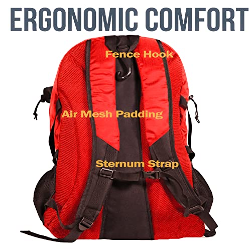 image for Athletico Turf Lacrosse Bag - Extra Large Lacrosse Backpack - Holds Al