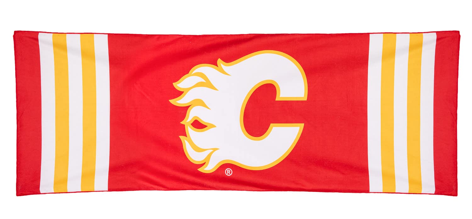 Calhoun NHL Surf & Skate Oversized Beach Towel 30” by 84” – The Coastal Collection (Edmonton Oilers) — view 8