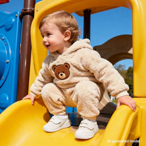Image of STQ KIDS Baby Barefoot First Walking Shoes with Wide Toe Box Orthopedic Toddler Shoes for 6 12 18 24 Months