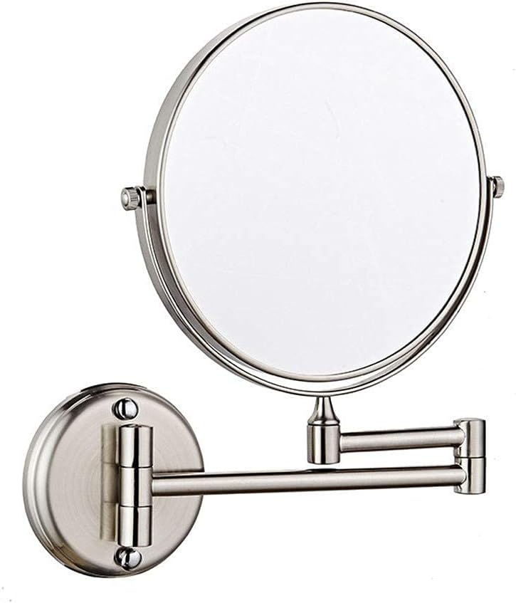 Wall Mounted Mirror Extending Folding Bathroom Shaving Cosmetic Make Up Mirror 3X Magnification