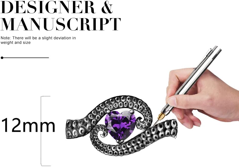 Tentacle Octopus Ring Black Octopus Rings for Women Sea Animal Purple Heart 925 Sterling Silver Vintage Nautical Jewelry - Image 6