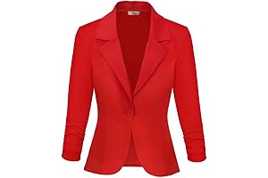 Women's Red Blazer: The Epitome of Sophisticated Style and Comfort
