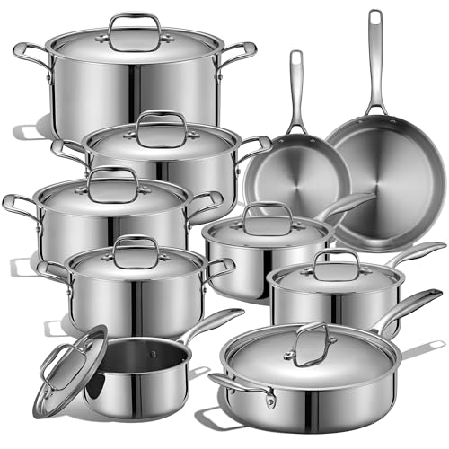 LEGEND COOKWARE 5-Ply 19-Piece