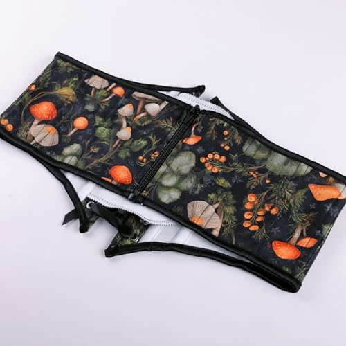 Image of Scarlet Darkness Corset Belt for Women Floral Lace Up Boned Underbust Corset Waist Belts