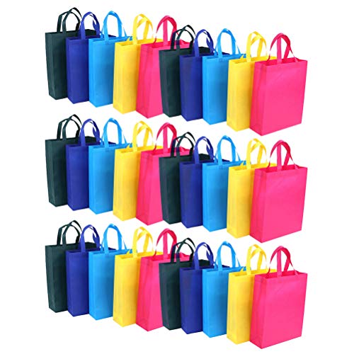 Holibanna 30piezas No Tejidas Bolsas De Compras Ecológicas Asa Compra y Bolsa De Almacenamiento De Ropa