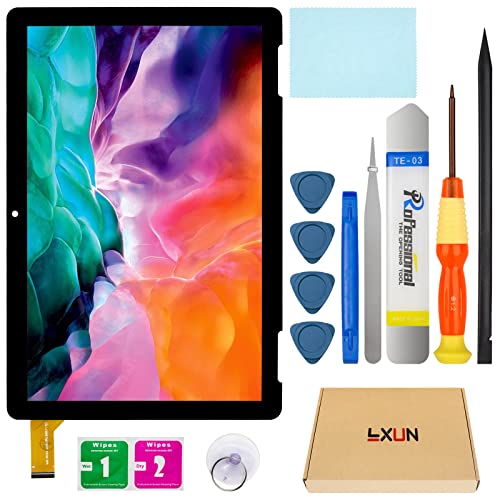 Lxun Upgraded New Touch Screen Glass Replacement For Onn 10.1 Inch Tablet 2Apuqw1027 Model 100011886 Front Touch Screen Digitizer With Repair Tool Kit (No Include Lcd) #TOP15