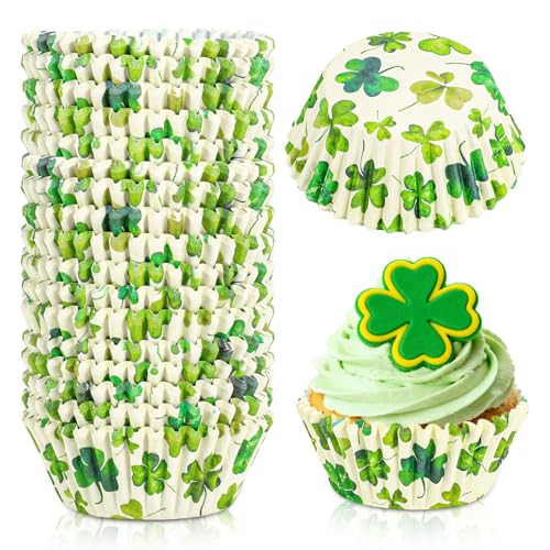JarThenaAMCS 300Pcs St. Patrick's Day Cupcake...